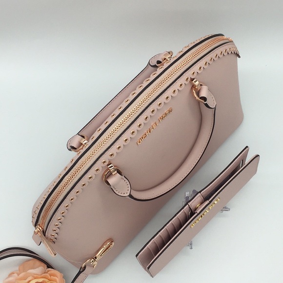 MICHAEL KORS EMMY LG DOME Satchel Bag & WALLET SET - Picture 7 of 8